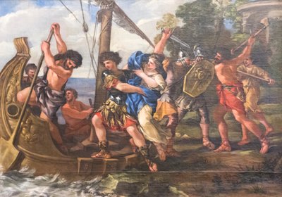 Il rapimento di Elena da Giovanni Francesco (1610 62) Romanelli