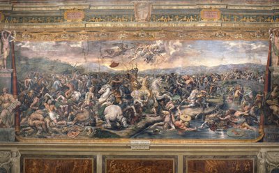Bataille du pont Milvius da Giovanni Francesco (c.1488 1528) Penni