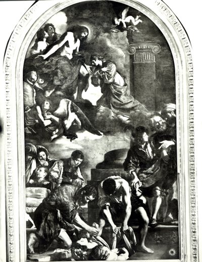 La Sepoltura di Santa Petronilla da Giovanni Francesco Barbieri