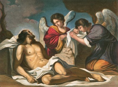 Cristo sepolto da Giovanni Francesco Barbieri