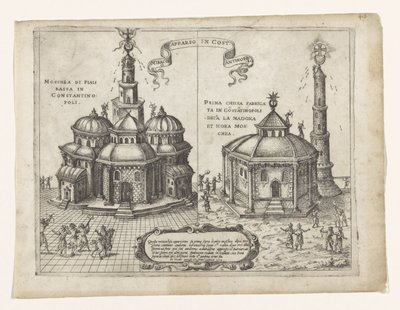 Miracolo cristiano avvenuto a Costantinopoli da Giovanni Francesco Camocio