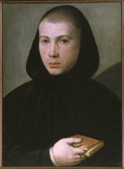 Ritratto di un giovane monaco benedettino, prima metà del XVI sec. da Giovanni Francesco Caroto