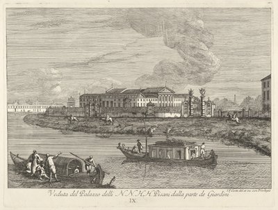 Veduta della Villa Pisani da Giovanni Francesco Costa