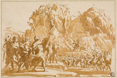 Assedio di Gerico da Giovanni Francesco Grimaldi