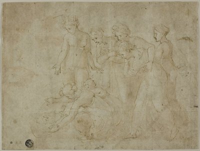 Il ritrovamento di Mosè da Giovanni Francesco Penni