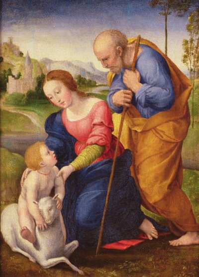 La Sacra Famiglia con l