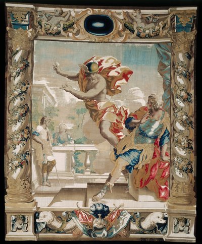 Mercurio dice a Enea di lasciare Cartagine, 1679 da Giovanni Francesco Romanelli