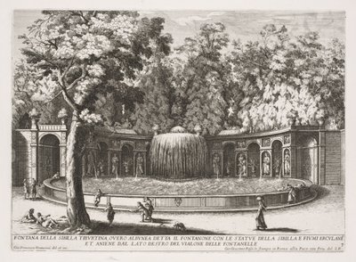 Fontana della Sibilla Tiburtina da Giovanni Francesco Venturini