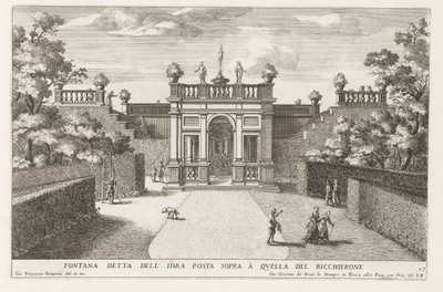 Fontana nei giardini di Villa d