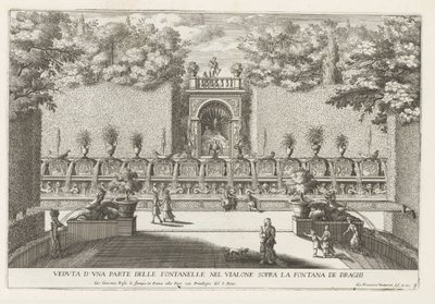 Fontana nei giardini della Villa d
