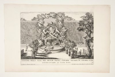 Le Fontane nei Palazzi e nei Giardini di Roma, Parte Terza da Giovanni Francesco Venturini