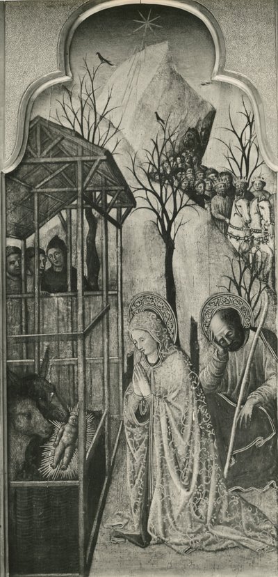 Ciclo della Vita della Vergine, Natività, c.1445 da Giovanni Francesco da Rimini