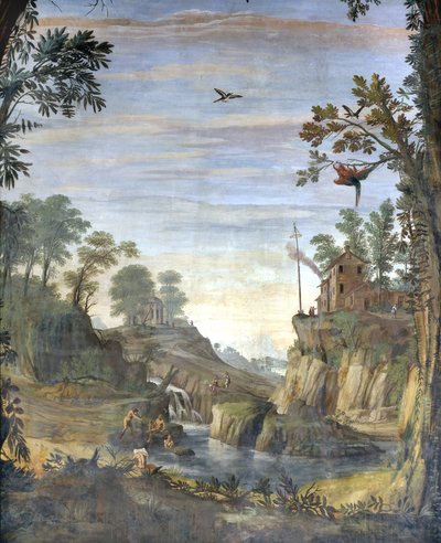 Paesaggio e bagnanti da Giovanni Ghisolfi
