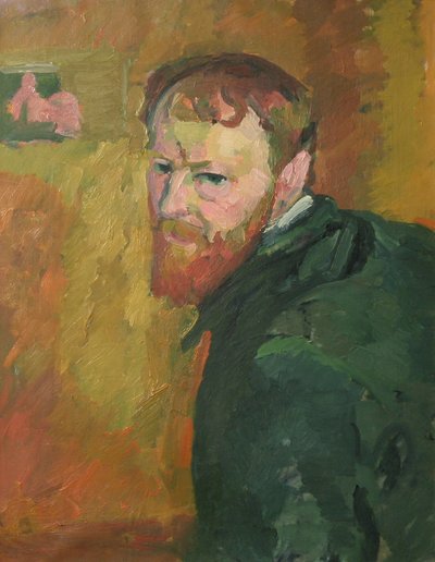 Autoritratto di Giacometti, Giovanni (1868-1933). Olio su tela, c. 1913, Dimensioni: 65x50. Kunsthaus Zuerich da Giovanni Giacometti