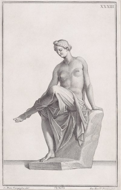 Statua di Venere da Giovanni Girolamo Frezza