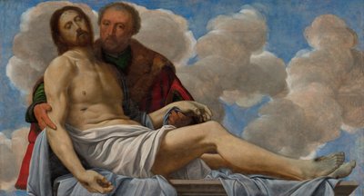 Cristo con Giuseppe di Arimatea da Giovanni Girolamo Savoldo