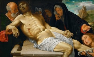Compianto su Cristo. Circa 1515-1520 da Giovanni Girolamo Savoldo