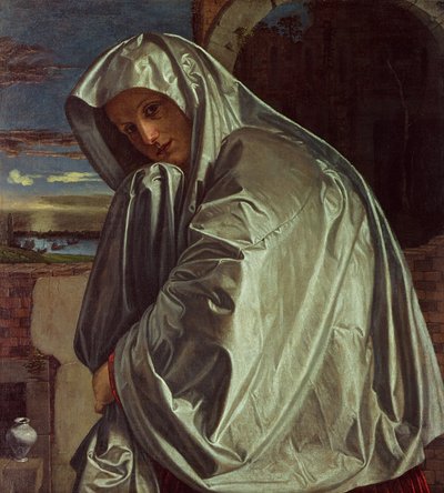 Santa Maria Maddalena si avvicina al sepolcro da Giovanni Girolamo Savoldo