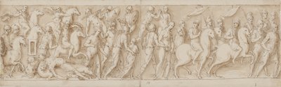 32 copie della colonna di Marco Aurelio, Piazza Colonna a Roma da Giovanni Guerra