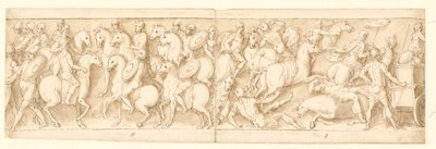 32 copie della colonna di Marco Aurelio, Piazza Colonna a Roma da Giovanni Guerra