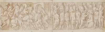 Restauro moderno (XL); un capo tedesco si arrende (XLI); una visita al campo romano (inizio di XLII) da Giovanni Guerra
