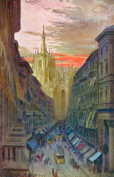 Milano: Corso Vittorio Emanuele II da Giovanni Guerzoni
