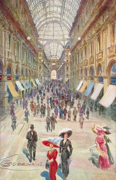 Milano: Galleria Vittorio Emanuele II da Giovanni Guerzoni