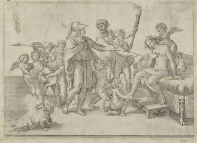 Matrimonio di Alessandro e Rossana da Giovanni Jacopo Caraglio (attributed to)