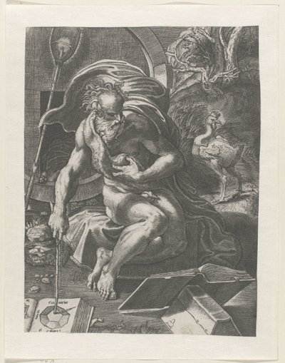 Diogene da Giovanni Jacopo Caraglio (attributed to)