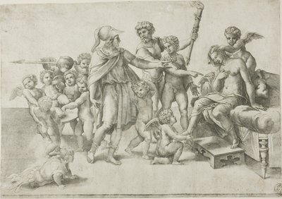 Alessandro e Rossana da Giovanni Jacopo Caraglio