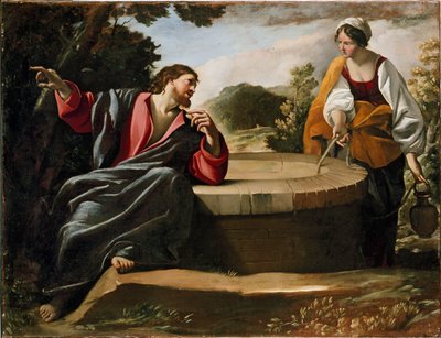 Cristo e la donna di Samaria da Giovanni Lanfranco
