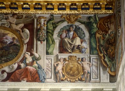 (dettaglio) dal Palazzo del Quirinale, Roma da Giovanni Lanfranco
