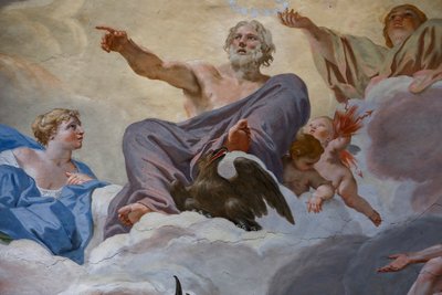 Giove e Giunone (dettaglio) da Giovanni Lanfranco