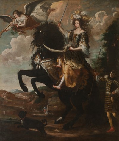 Ritratto equestre di Maria Giovanna Battista, Duchessa di Savoia da Giovanni Luigi Buffi