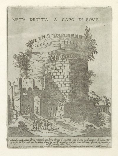 Tomba di Cecilia Metella a Roma da Giovanni Maggi