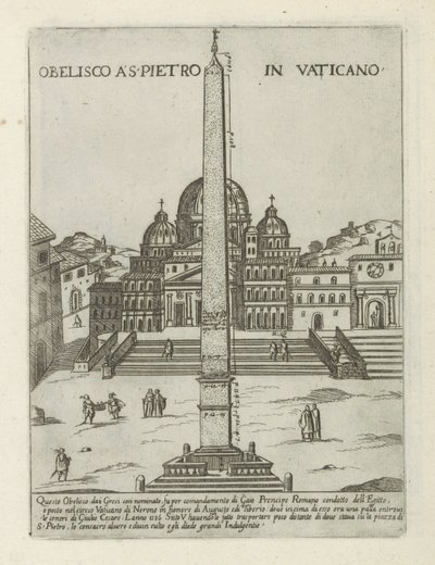 Obelisco Vaticano da Giovanni Maggi