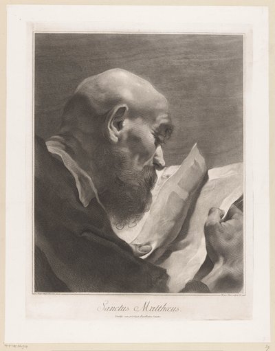 Apostolo Matteo (Sanctus Matthaeus, Apostoli) da Giovanni Marco Pitteri