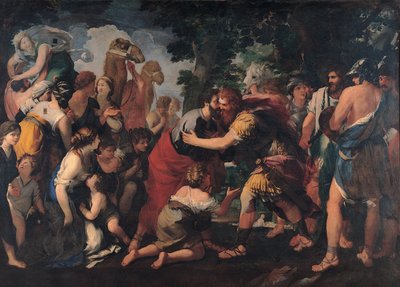 Incontro tra Esaù e Giacobbe, 1636-1641 da Giovanni Maria Bottala