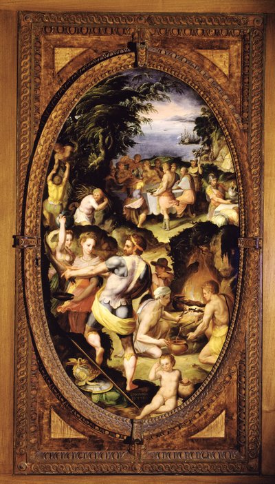 La scoperta del vetro, 1572 da Giovanni Maria Butteri
