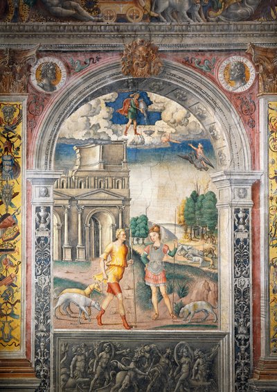 Affresco di Giovanni Maria Falconetto (1468-1535), Sala dello Zodiaco, Palazzo D