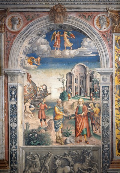 Affresco di Giovanni Maria Falconetto (1468-1535), Sala dello Zodiaco, Palazzo D