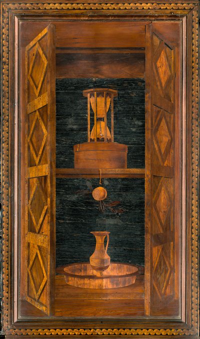 Coro Canonico Ligneo, Intarsiato da Giovanni Maria Platina 1484, Stallo Superiore da Giovanni Maria Platina