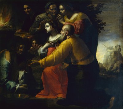 Il sacrificio di Noè dopo il diluvio da Giovanni Martinelli