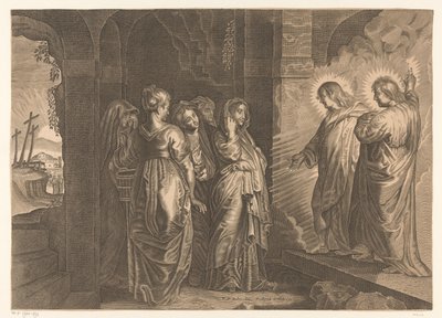Sante donne al sepolcro di Cristo da Giovanni Merlo (attributed to)