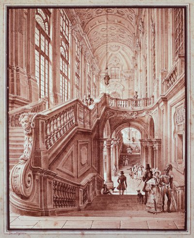Sala di Palazzo Madama da Giovanni Migliara