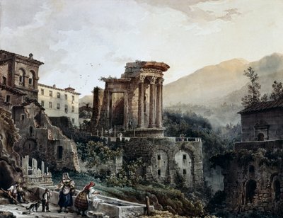 Il Tempio di Vesta a Tivoli da Giovanni Migliara