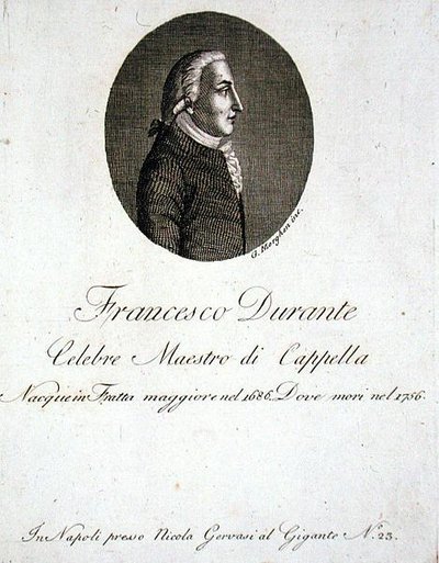 Francesco Durante (1686-1756) da Giovanni Morghen