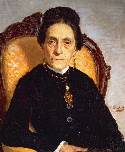 Ritratto di donna anziana da Giovanni Muzzioli