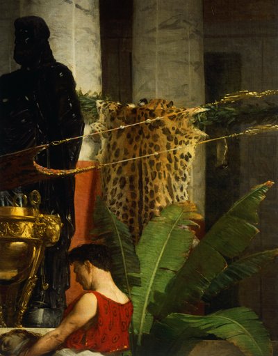 Vendetta di Poppea, (dettaglio) di Giovanni Muzzioli (1854-1894), olio su tela da Giovanni Muzzioli