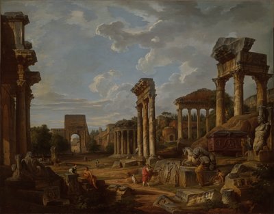 Un capriccio del Foro Romano da Giovanni Paolo Panini